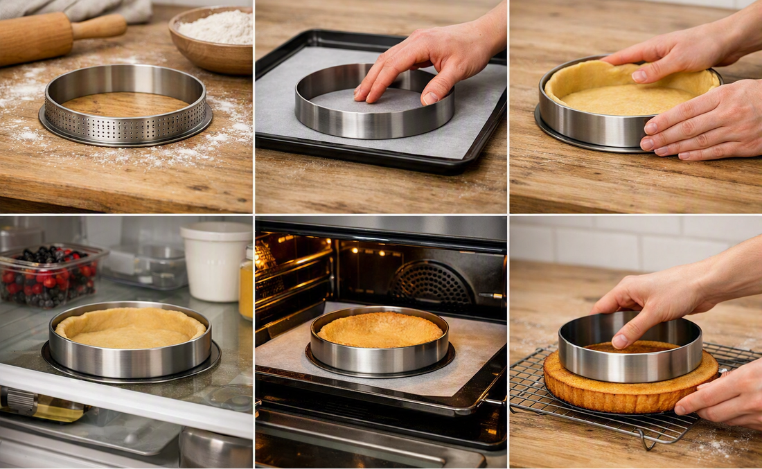 Comment utiliser un cercle à pâtisserie ? Guide pratique