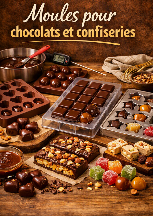Quels moules choisir pour faire des chocolats et des confiseries maison ?