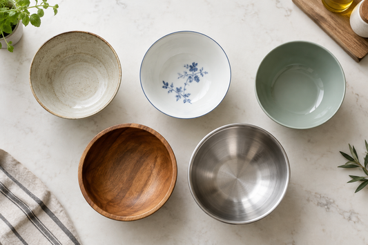Céramique, porcelaine, mélamine, bois ou inox : quel bol choisir ?