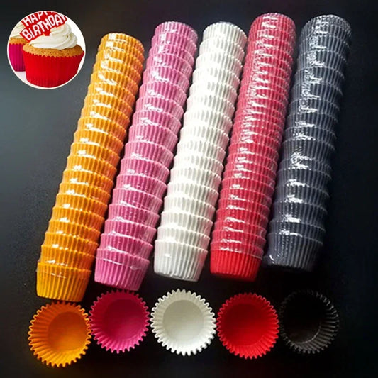 1000 Mini Moules à Cupcakes en Papier  – Petits Moules Jetables Écologiques pour Pâtisserie et Desserts 