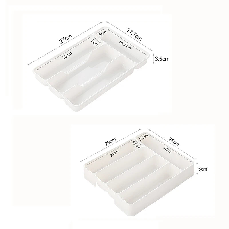 Boîte de Rangement pour Couverts – Organisateur de Tiroir S et L