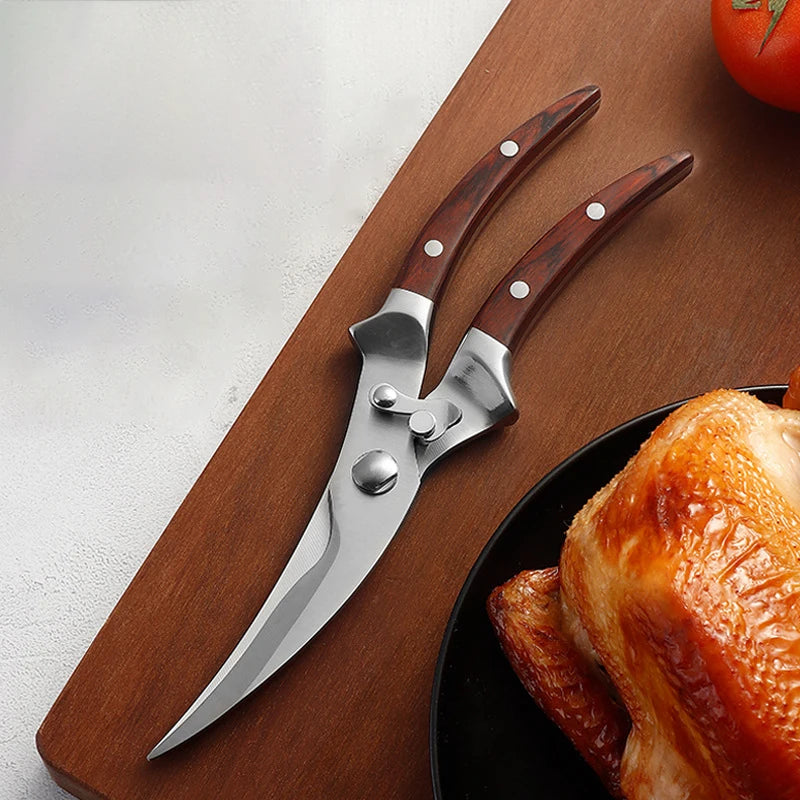 Ciseaux de Cuisine Multifonctions Ultra Tranchants Pour Viande, Poisson, Fruits et Légumes