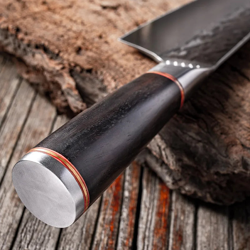 Couteau de Chef Japonais Pour Viande, Poisson, Fruits et Légumes 