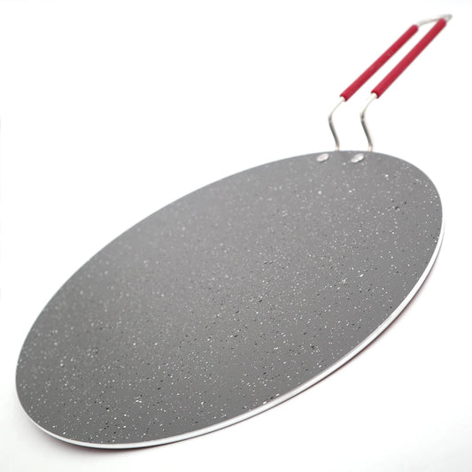 Crêpière Antiadhésive en Aluminium 34 cm – Pour Gaz | Master Star | Idéale Crêpes, Galettes, Pancakes 