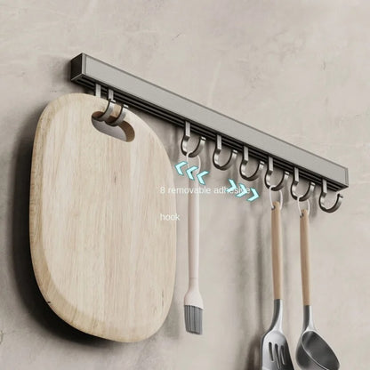 Crochets muraux cuisine amovible en aluminium