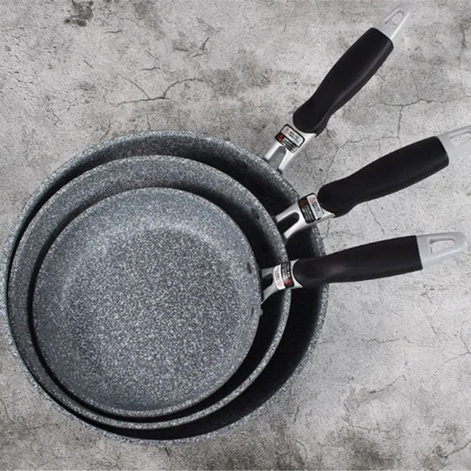 Ensemble de poêles Wok antiadhésives pour plaque à induction et gaz, avec poignées ergonomiques.