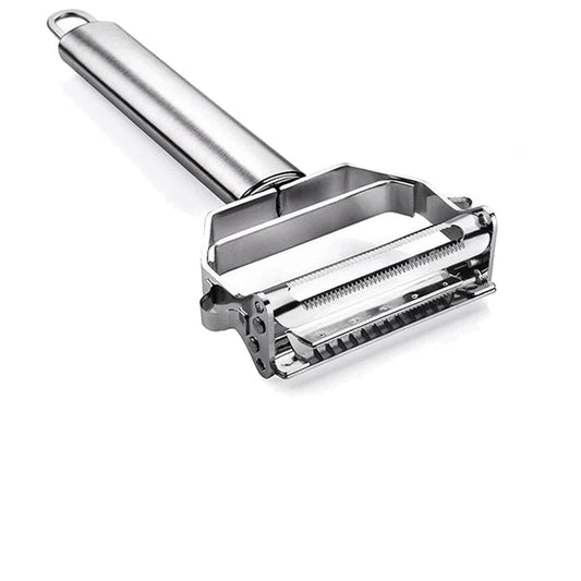 Éplucheur Julienne 2 en 1 Inox – Éplucheur Multifonction pour Légumes, Fruits