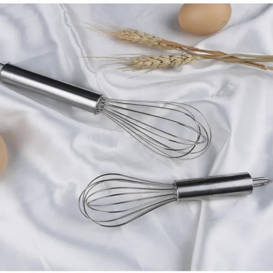 Fouet à Œufs en Acier pour Cuisine, Pâtisserie, Crème et Beurre - Ustensile de chef