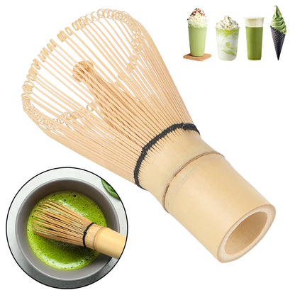 Fouet à Matcha en Bambou  – Ustensile Traditionnel pour Préparation de Thé, 10cm - Ustensile de chef