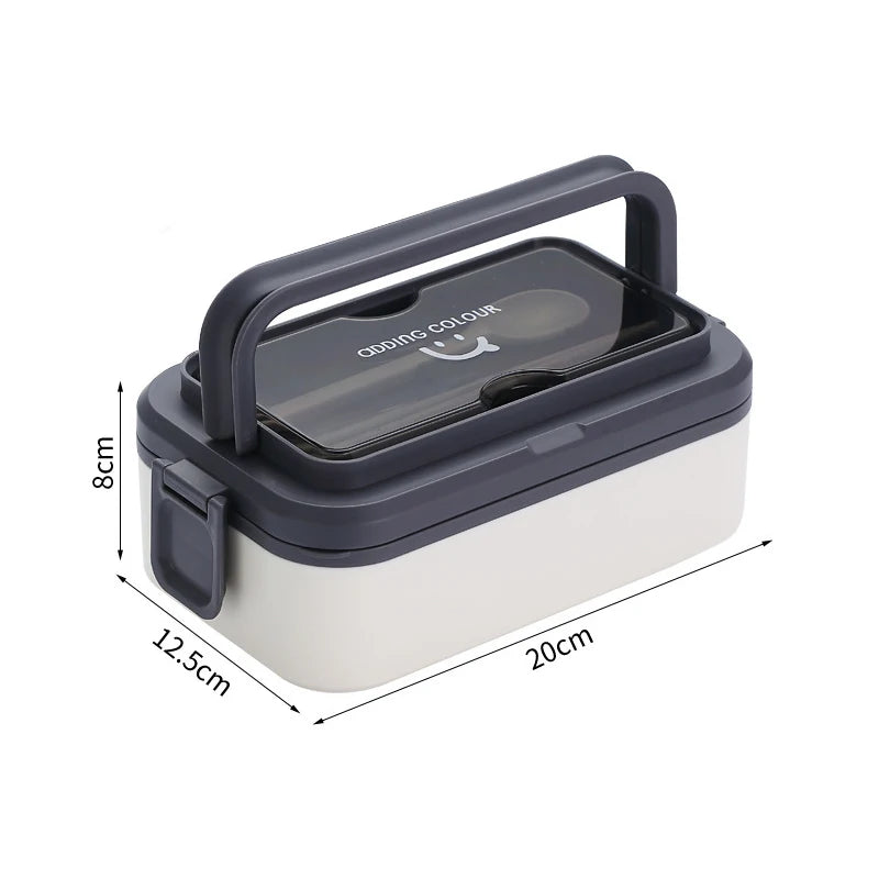 Grande Lunch Box Inox noir