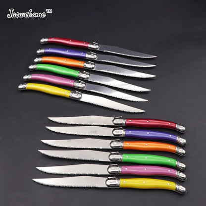 Couteaux Jaswehome – Lames Inox & Poignées Colorées