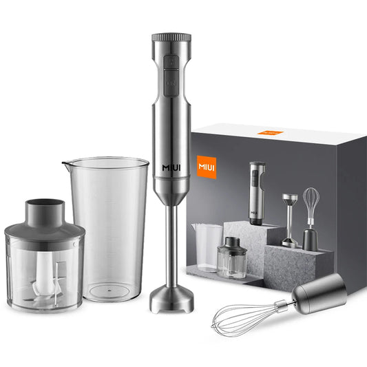 Mixeur Plongeant MIUI PHB8001 – 1000W, 14 Vitesses, Turbo Mode, Acier Inoxydable - Ustensile de chef
