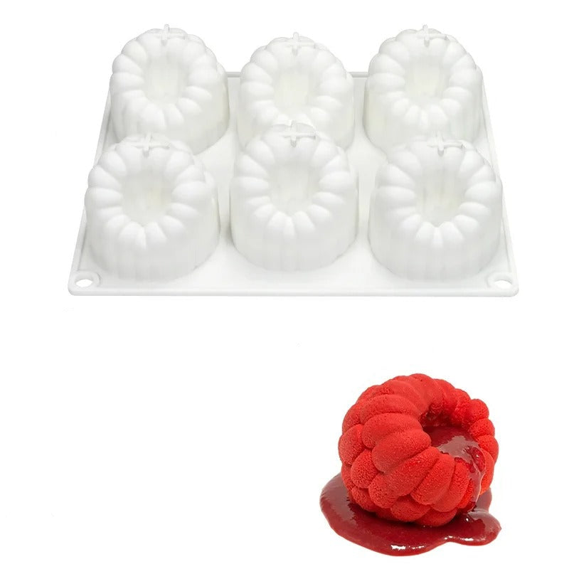 Moule Trompe-l’Œil Framboise en Silicone