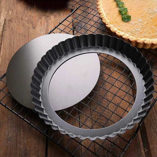 Moule à tarte antiadhésif 9 pouces avec fond amovible

