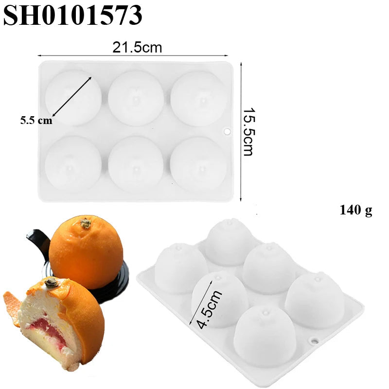 Moule trompe l'œil Orange 3D SH0101573