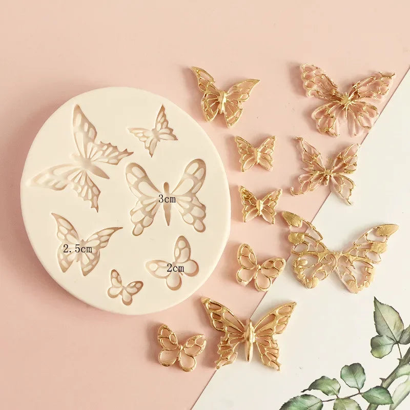 Moules en Silicone 3D papillons