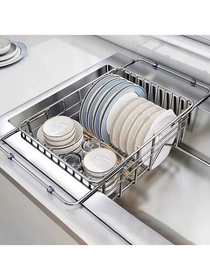 Panier de drainage pour évier, idéal pour sécher les grandes assiettes