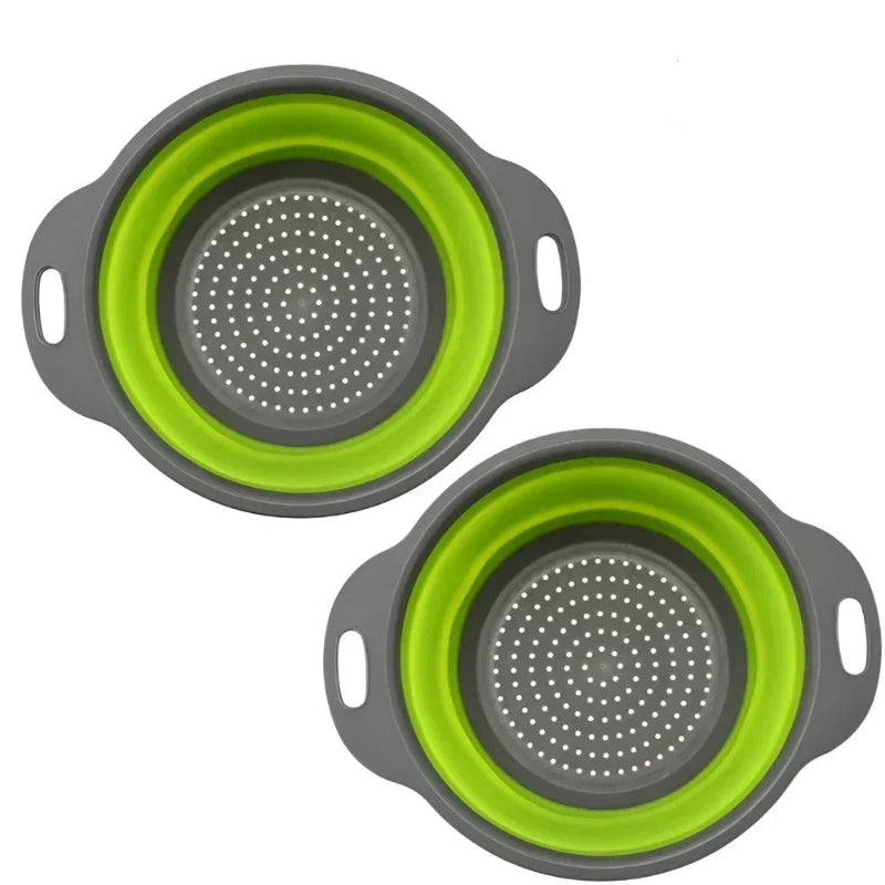 Passoires pliables en silicone – Lot de 2