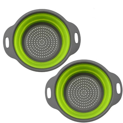Passoires pliables en silicone – Lot de 2