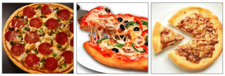 Plaque à pizza noire antiadhésive durable, taille 9 pouces


