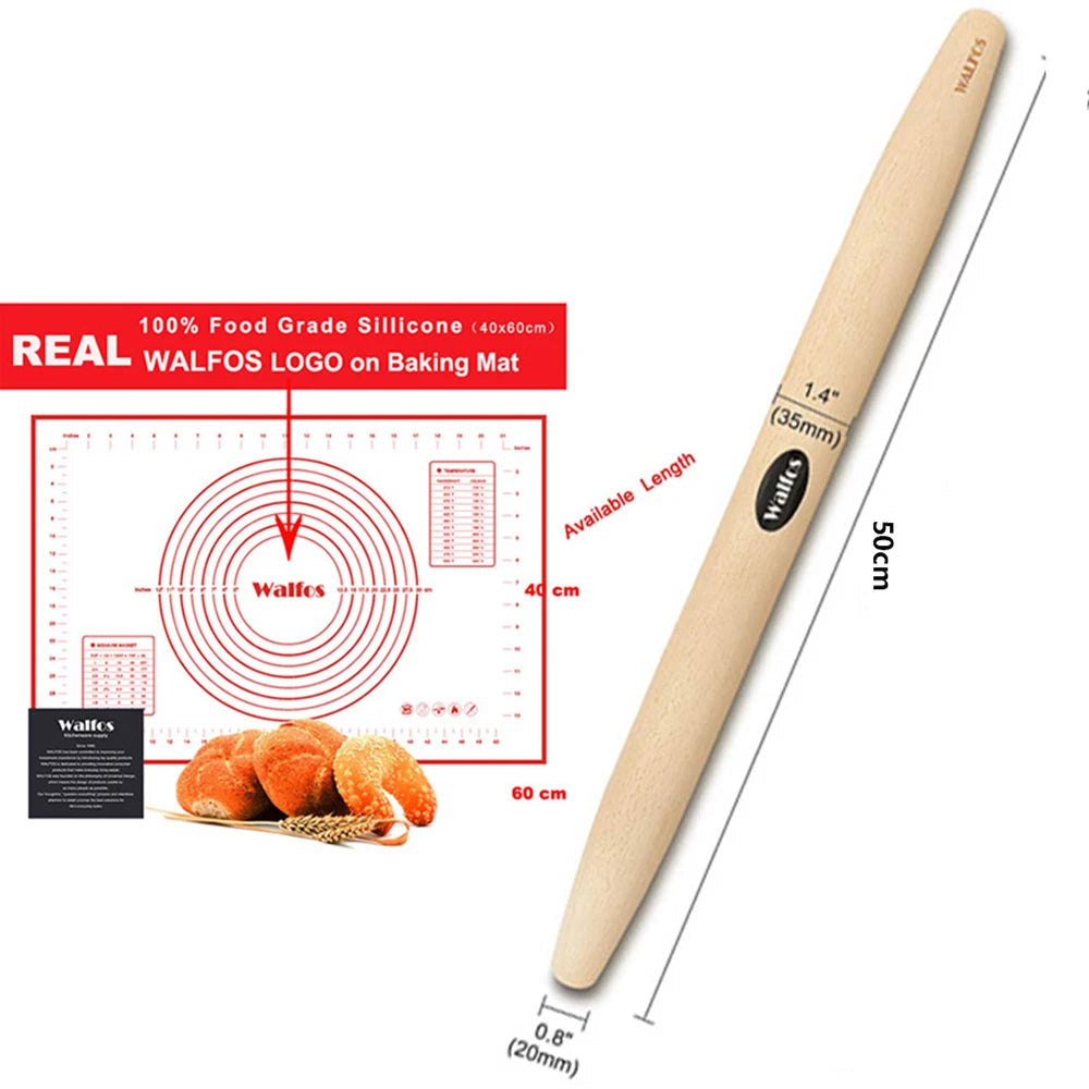 Rouleau à Pâtisserie + tapis de cuisson