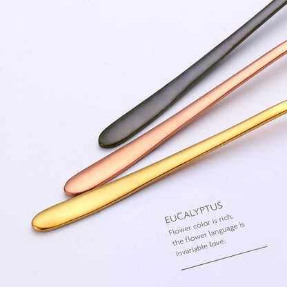 Fourchettes Café/Dessert Inox 410 – 4 Couleurs Élégantes