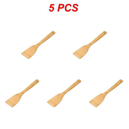 Spatule Plate en Bambou – Ustensile Écologique et Durable pour Votre Cuisine - Ustensile de chef