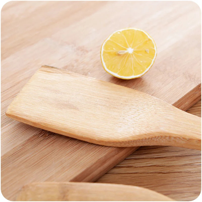 Spatule Plate en Bambou – Ustensile Écologique et Durable pour Votre Cuisine - Ustensile de chef