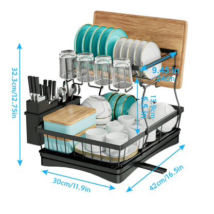 Égouttoir à Vaisselle en Métal – Résistant, Pratique et Idéal pour une Cuisine Organisée - Ustensile de chef