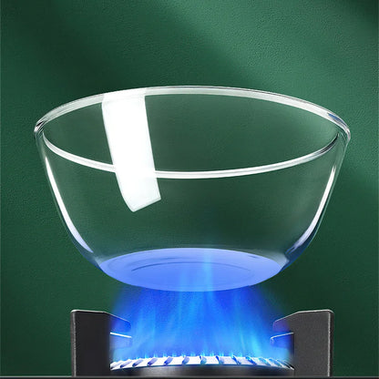Bol en verre 4,45L Ø27cm – Transparent, solide, micro-ondes