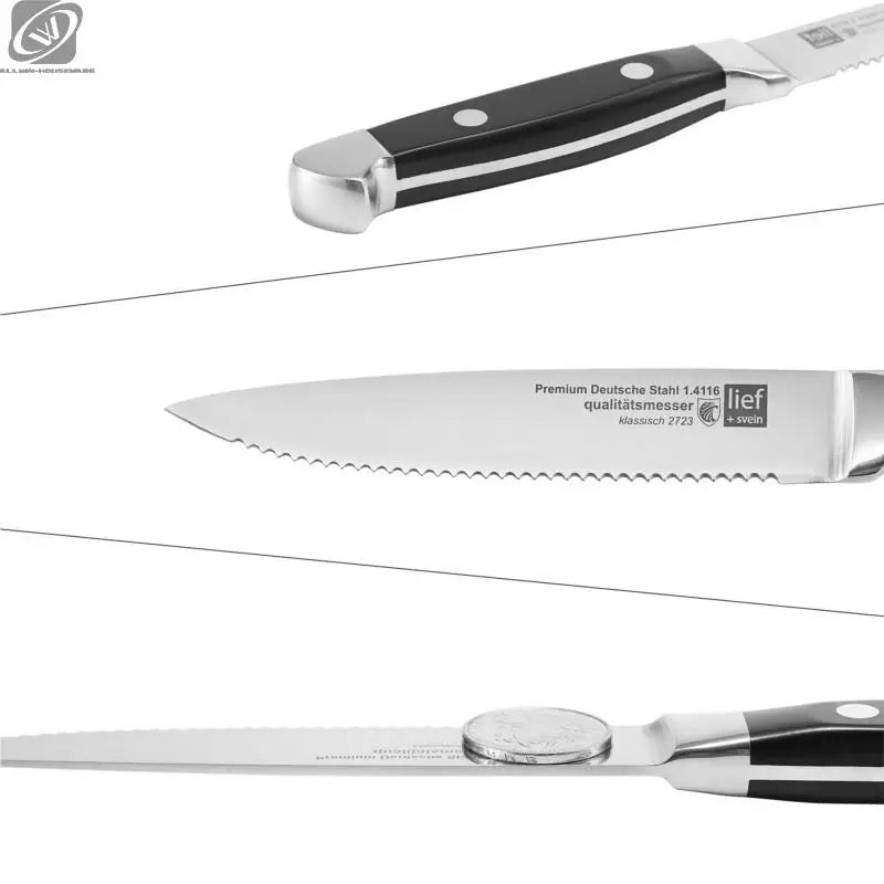 Couteaux à Steak – Set 4pcs Acier Allemand Premium