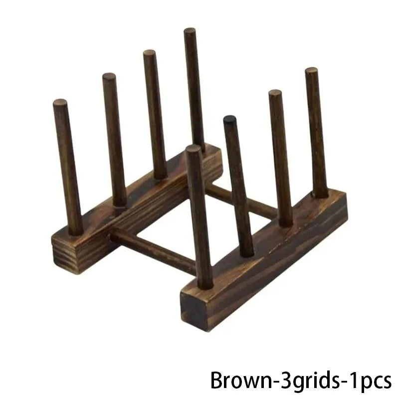 Organisateur de Vaisselle en Bois – Pratique & Éco
