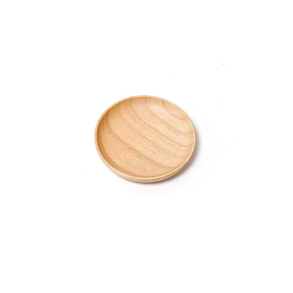 Assiettes en bois naturel – Plateau multifonction sain