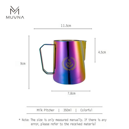 Pichet à Lait Muvna – Latte Art Précis Acier Inoxydable