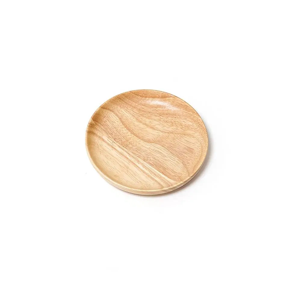 Assiettes en bois naturel – Plateau multifonction sain