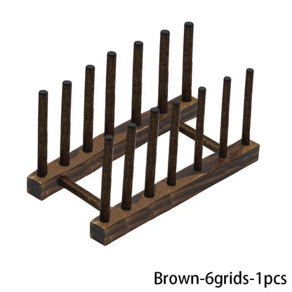 Organisateur de Vaisselle en Bois – Pratique & Éco