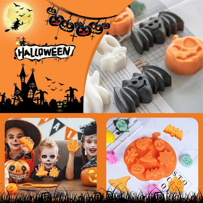 Set de 3 Moules Silicone Halloween – Chocolats & Bonbons