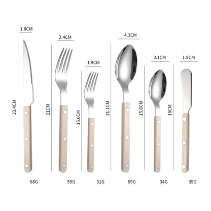 Couverts en Inox – Set Élégant 1 personne
