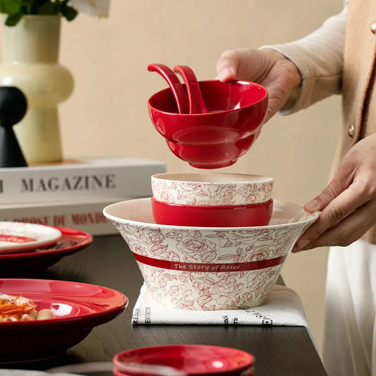 Vaisselle en Porcelaine Haut de Gamme – Set Complet