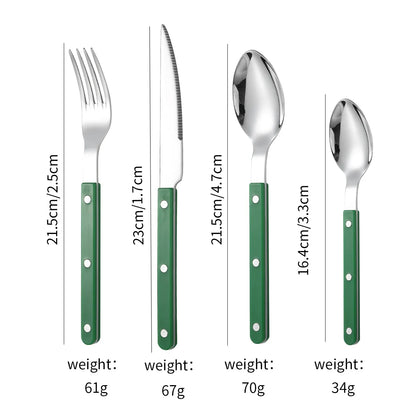 Couverts en Inox – Set Élégant 1 personne