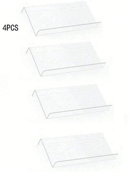 Organisateur de tiroir pour épices en acrylique – Rack à épices incliné pour une lecture facile, disponible en clair et noir - Ustensile de chef