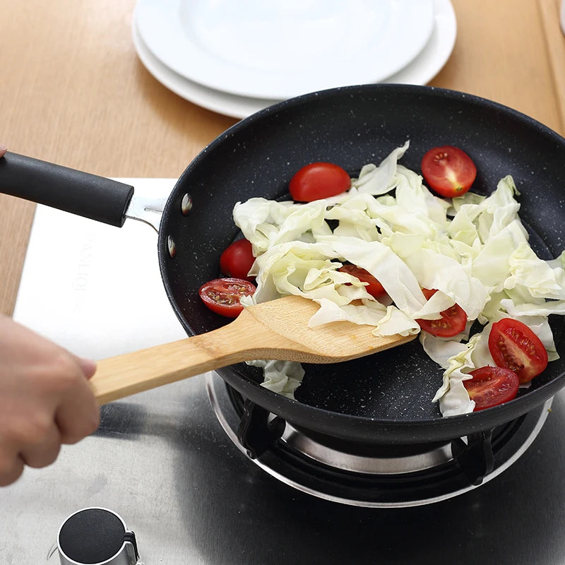 Spatule Plate en Bambou – Ustensile Écologique et Durable pour Votre Cuisine - Ustensile de chef