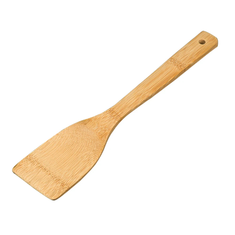 Spatule Plate en Bambou – Ustensile Écologique et Durable pour Votre Cuisine - Ustensile de chef