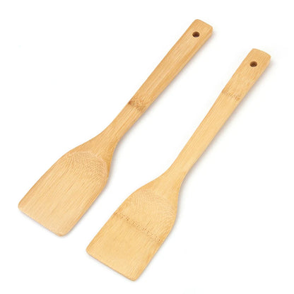 Spatule Plate en Bambou – Ustensile Écologique et Durable pour Votre Cuisine - Ustensile de chef