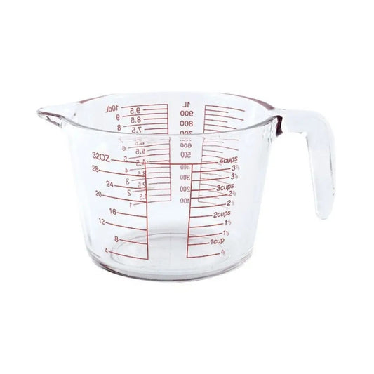 Verre doseur en verre gradué – Mesurez vos ingrédients avec précision en cuisine