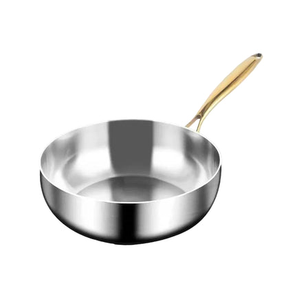 Wok en Acier Inoxydable 316 – Induction, 22 à 30 cm