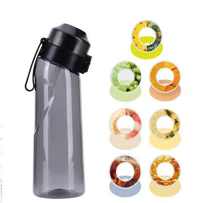 Bouteille Air-gourde 650 ml avec 7 capsules pour eau aromatisée sans sucre
