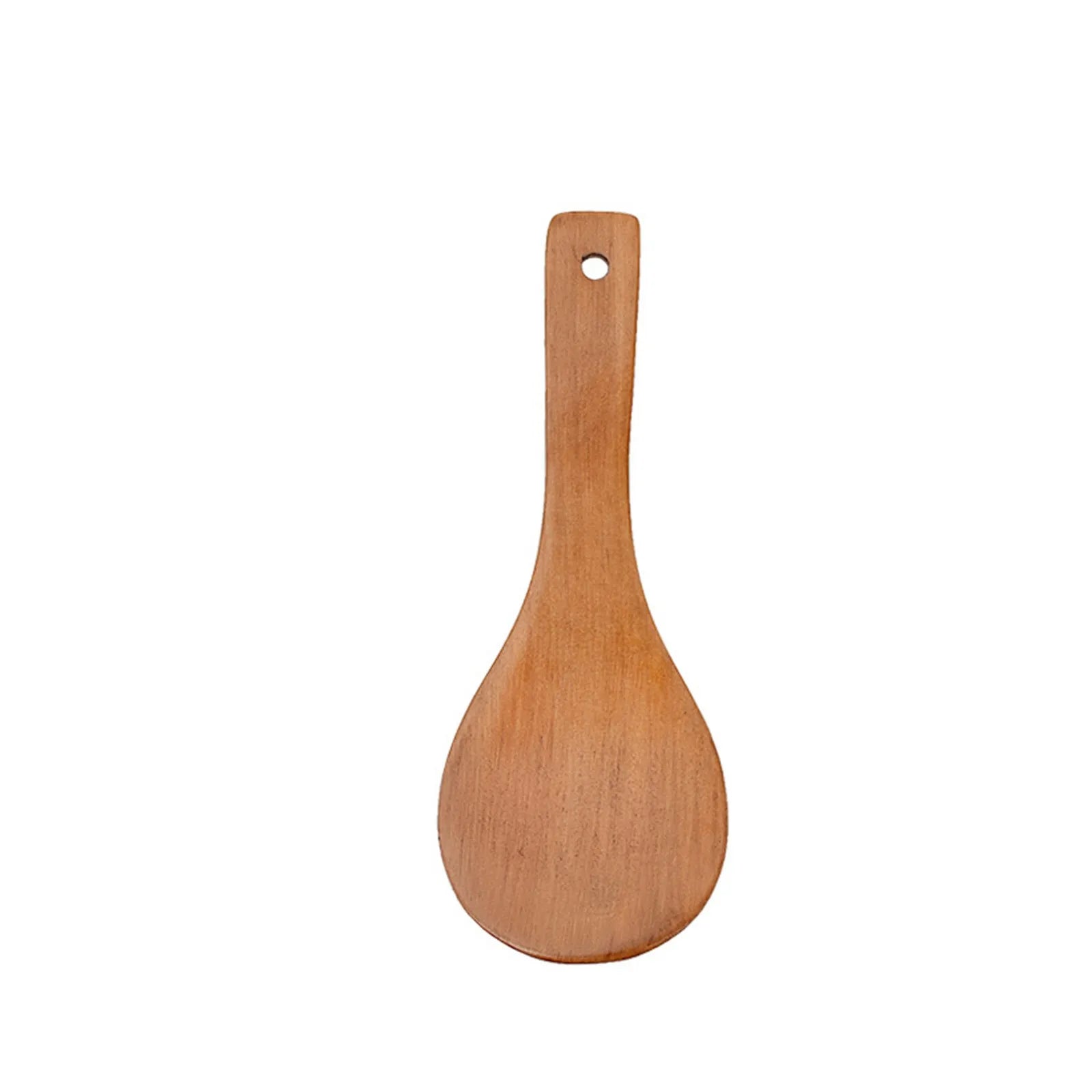 Ustensile de Cuisine en Bois – Cuillère ou Spatule Écologique bois lisse avec trou de suspension pour cuisiner