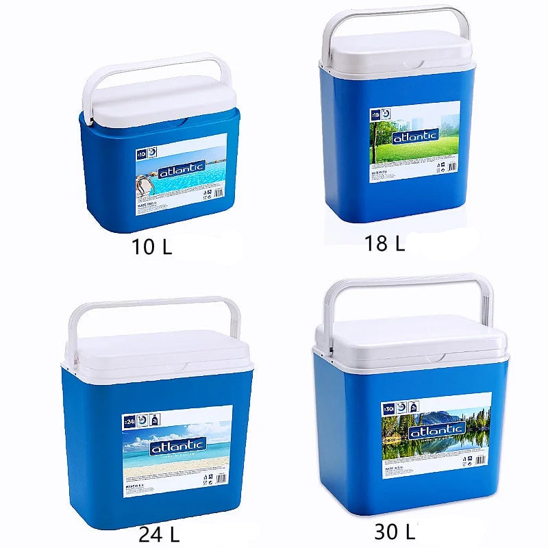 Glacières rigides bleues Ustensile de chef Glacière Rigide Atlantic Portable – Jusqu’à 9h de Froid en 10L 18L 24L 30L