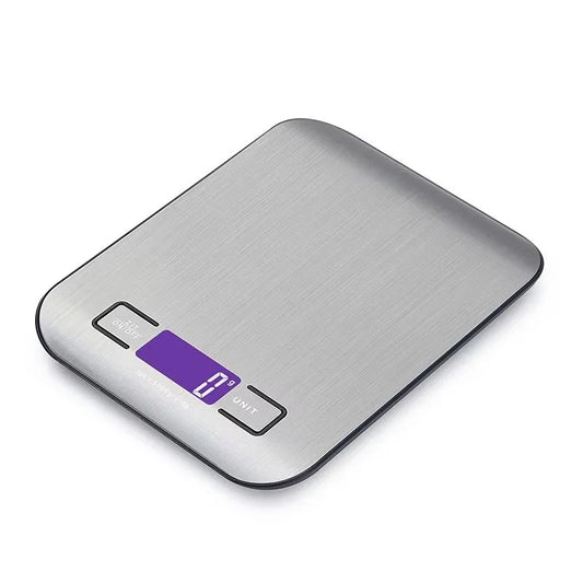 Balance de cuisine numérique inox design – La précision au quotidien pour peser vos ingrédients avec style